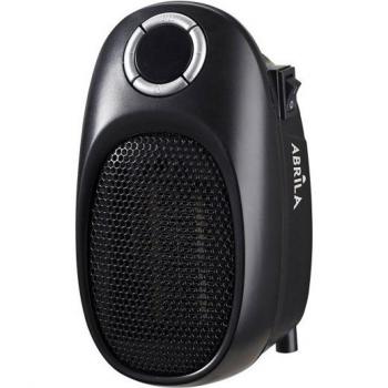 Fabrilamp Ventilador Termo-Cerámico Mini Negro 500W con Luz Indicadora