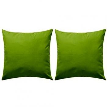 Oreiller Décoratif de Jardin 45x45 cm Vert Pomme