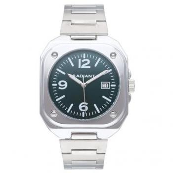Unisex Radiant Vittorio Watch in Silver and Green
