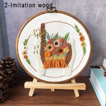 Manualidades Alpaca: Kit de Punto de Cruz Hecho a Mano