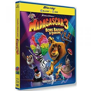 Madagascar 3 : Bons Baisers D'europe – Combo Blu‑Ray + DVD