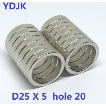 N35 Permanent Ring Magnets – 25×5mm, 20 Piece Lot