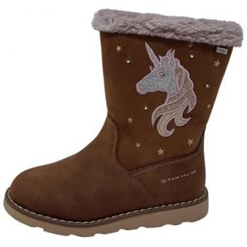 TOM TAILOR Kinder Winterstiefel Einhorn Blinkend Gr. 34 cognac