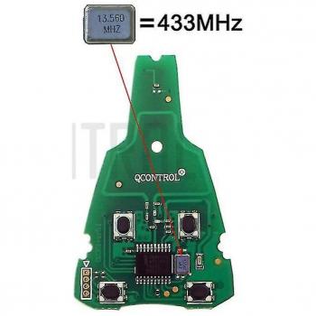 Clé de télécommande Saab 93 9-3 avec puce PCF7946