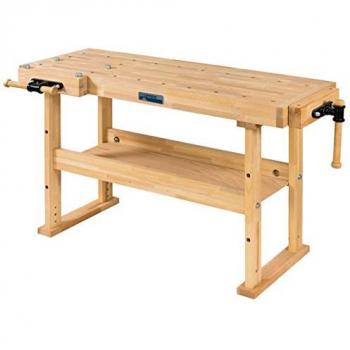 A‑1500 Établi Kupper – Bois de hêtre lamellé‑collé, 2 serrages, 4 fixations
