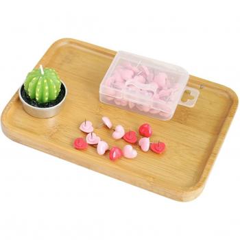 Tachuelas de Pulgar Rojas 50 Uds – Accesorios de Corcho