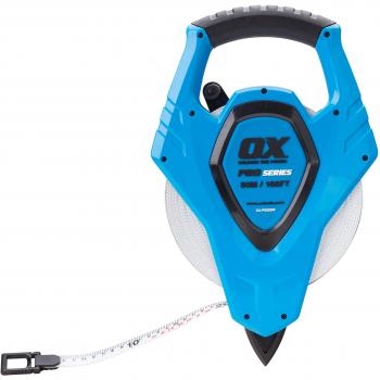 OX Tools Pro Fiberglass Open Reel Tape 50M/165FT