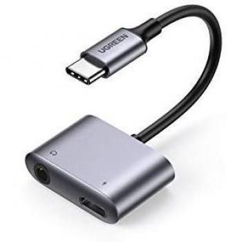 UGREEN Adattatore di ricarica Type‑C a jack 3,5 mm PD30W