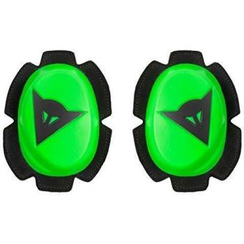 Dainese Pista Rodilleras Deslizadoras Verde y Negra