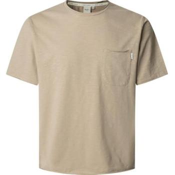 Pepe Jeans T-shirt « Patrick » Beige – Manche Courte – Durable – S