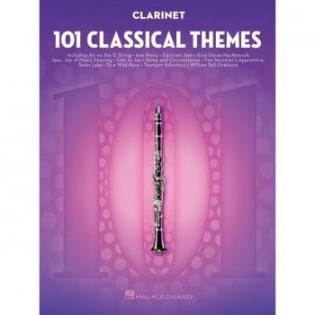 101 Classical Themes for Clarinet, by Hal Leonard Corp