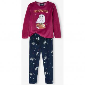 Pijama de terciopelo Harry Potter® en azul profundo