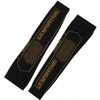 Trace Warmer Sleeve Set – LA SPORTIVA – Rapid‑Dry Compression – Black/Yellow