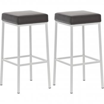 CLP Montreal Barhocker 80 cm (2er Set, Metallgestell)