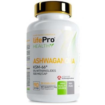 Probióticos Life Pro Ashwagandha 500mg KSM66 90 Vcaps
