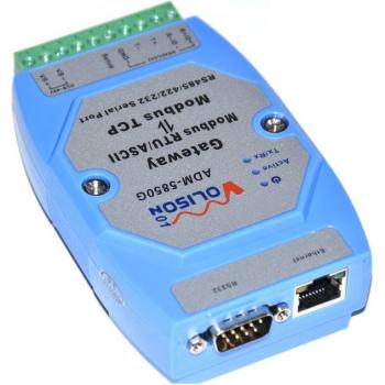 Passerelle Modbus industriel ADM-5850G, prise en charge de port de série PLC