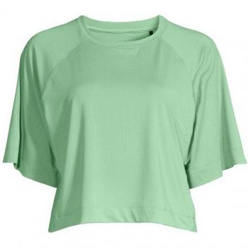 Casall Mujer Mesh Lazo: Camiseta Cropped con Láser