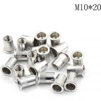 Kit de rivets écrous en aluminium 20 pièces M4 M5 M6 M8 M10