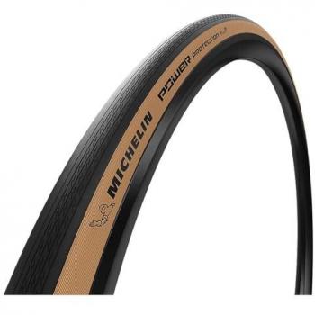 Michelin Pneumatico da Strada Power Protection 3x120 TPI Competition Tubeless 700c 28 Black/Brown