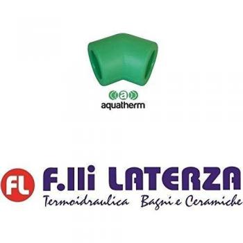 Gomito 45° Aquatherm PP‑R 40” per impianti termici