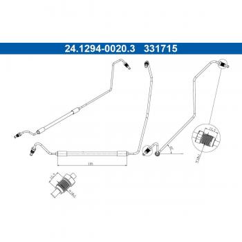 Durite flexible ATE 24.1294-0020.3