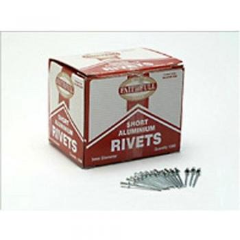 Faithfull FAIAR3S1000 Aluminium Rivets 3.2 x 6mm Short Bulk Pack of 1000