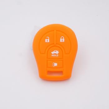 Cocolockey Silicone Rubber Key Fob Cover for Nissan Almera