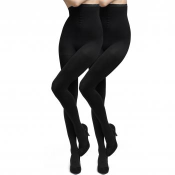 Marilyn blickdichte Strumpfhose 2er Pack, 100 Denier, Größe 40, schwarz