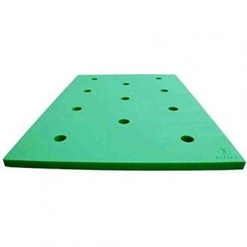Pavimento Galleggiante Verde 150×100×4 cm con Aperture – Leisis