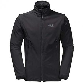 Northern Pass Zip Off Herrenjacke von Jack Wolfskin – Schwarz, L