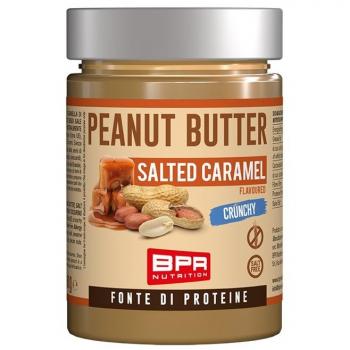 BPR Nutrition Burro di Arachidi Caramello Salato Croccante 300 Grammi