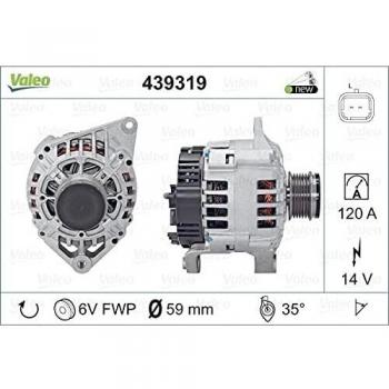 Aftermarket Alternator Part No. 439319, Made by Valeo