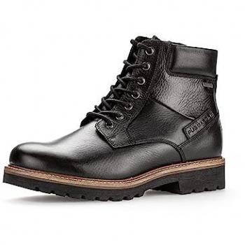 Gabor Herren Schnürstiefelette Schwarz 46,5 mit Gore-TEX und Wollfutter
