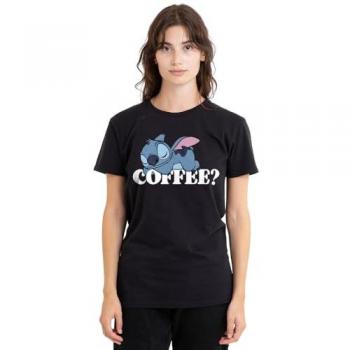 Disney Lilo & Stitch Coffee Tee – Black (Medium)