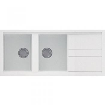 Lavello Fragranite Elleci LKB50096 White Consegna in 3 Settimane