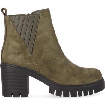 Chika10 para mujer. CONDE 07 Botines de Piel Conde 07 verde (38), 3 a 5cm, Cremallera, Casual, Chika10 outlet 2024