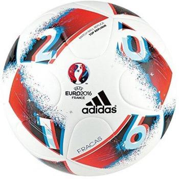 Adidas Fracas Euro16 Top‑Replika Ball – Weiß/Blau/Solarrot/Silbermetallic