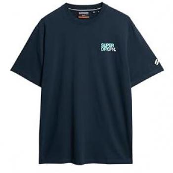 Navy Eclipse Graphic Tee by Superdry – Men L