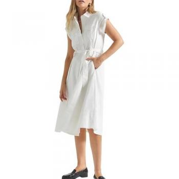 Derek Lam 10 Crosby White Poplin Dress – Kayla (Size 14)