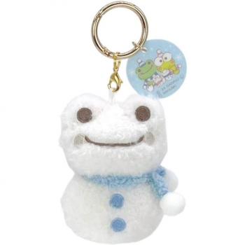 Kerokero Keroppi & Froschgurken Schneeman Karabinerfigur – 204332‑24