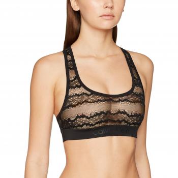 Calvin Klein Sujetador Estilo Bralette, Negro, Talla 32A