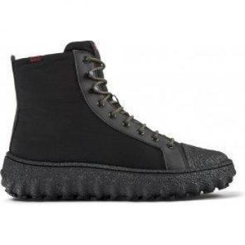 Camper K300405-011 Ground Botines de hombre negros en textil