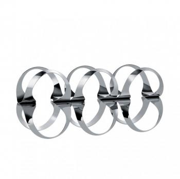 Alessi Ribbon Porte-Bouteilles en Acier 18/10