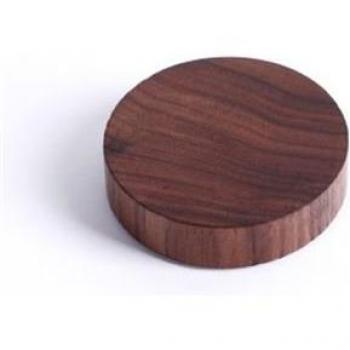 Walnut and Beech Magnetic Key Hook Set