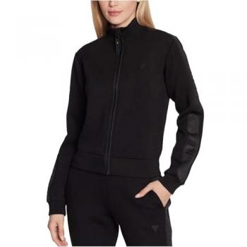 Felpa Full Zip Logo Maniche New Allie Donna