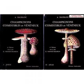 Champignons comestibles et vénéneux, en 2 Tomes, texte et atlas, Nature