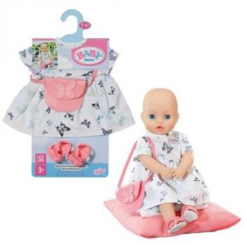 Babies' Butterfly Dress 43 cm con accessori da bambola