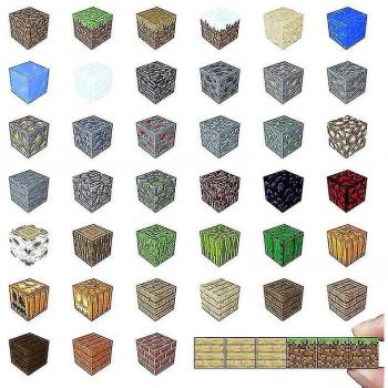 Jouets & Hobby: Blocs Construits Magnétiques en Chêne (10 pièces)