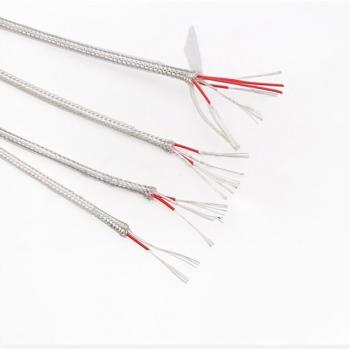 PT100 Compensation Wire Teflon Copper Silver Plated Shielded Thermal Resistance Sensor