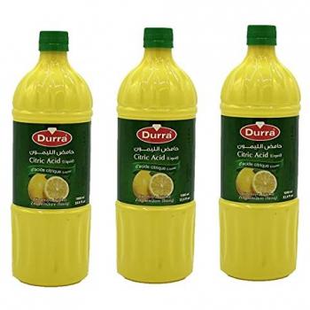 Lot de 3 bouteilles d'Acide citrique liquide (Jus de citron)